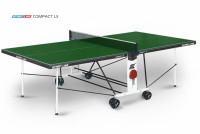 Теннисный стол для помещения Compact LX green усовершенствованная модель стола 6042-3 s-dostavka - магазин СпортДоставка. Спортивные товары интернет магазин в Пятигорске 