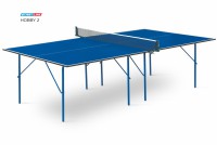 Теннисный стол для помещения swat Hobby 2 blue любительский стол для использования в помещениях 6010 s-dostavka - магазин СпортДоставка. Спортивные товары интернет магазин в Пятигорске 