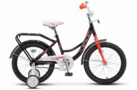 Детский велосипед Stels Flyte 18" Z011 Чёрный красный 2022 - магазин СпортДоставка. Спортивные товары интернет магазин в Пятигорске 
