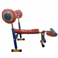 Силовой тренажер детский скамья для жима DFC VT-2400 для детей дошкольного возраста s-dostavka - магазин СпортДоставка. Спортивные товары интернет магазин в Пятигорске 