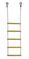 Детская веревочная лестница для ДСК  5 перекладин желтая ЛВ5-2В - магазин СпортДоставка. Спортивные товары интернет магазин в Пятигорске 