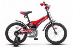 Детский велосипед Stels Jet 16" Z010 черный красный - магазин СпортДоставка. Спортивные товары интернет магазин в Пятигорске 